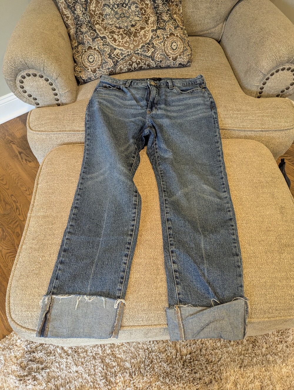 Banana Republic Women’s Boyfriend Jeans in Washed Blue